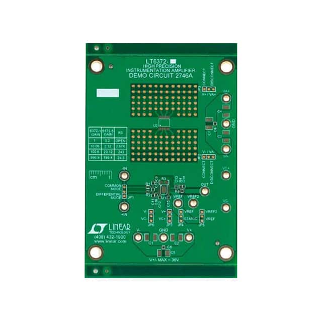 DC2746A LT6372-1 & LT6372-0.2 DEMO CIRCU
