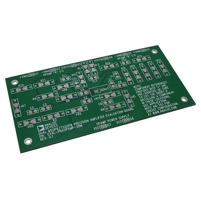 EVAL-PRAOPAMP-2RMZ ADAPTER BOARD DUAL AMP MSOP