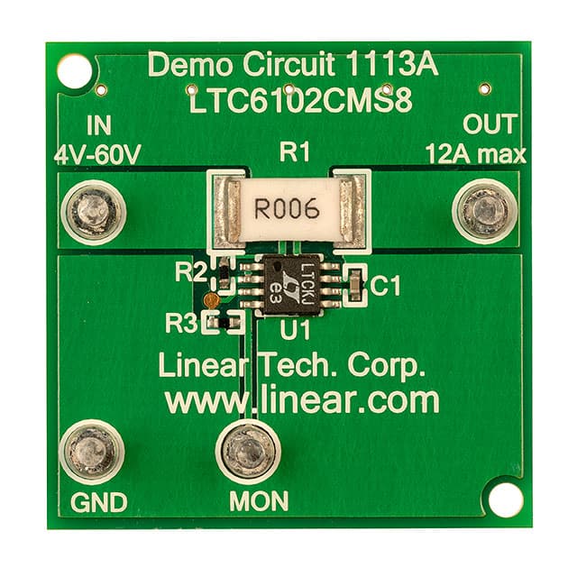 DC1113A LTC6102 CURRENT SENSE DEMO BOARD