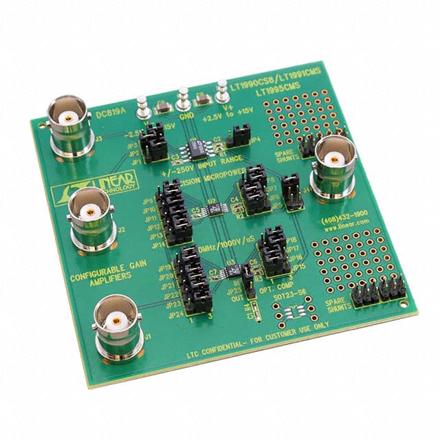 DC819A LT1990CS8/LT1991CMS/LT1995CMS -