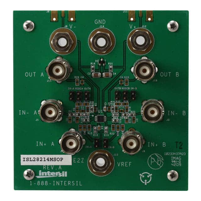 ISL28214MSOPEVAL2Z EVALUATION BOARD FOR ISL28214