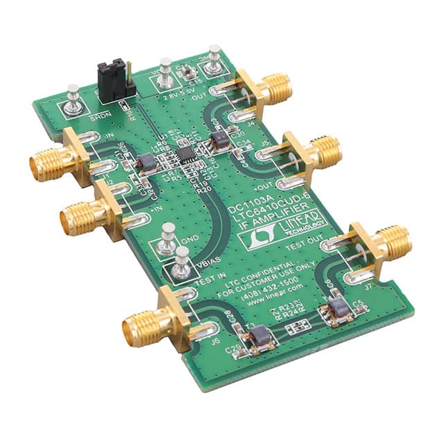 DC1103A LTC6410-6 IF AMPLIFIER DEMO CIRC