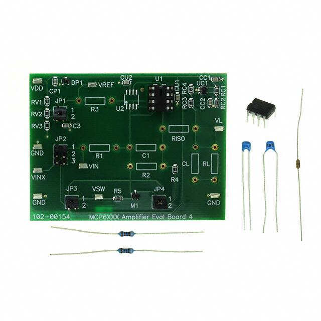 MCP6XXXEV-AMP4 BOARD AMPLIFIER EVAL 4 MCP6XXX