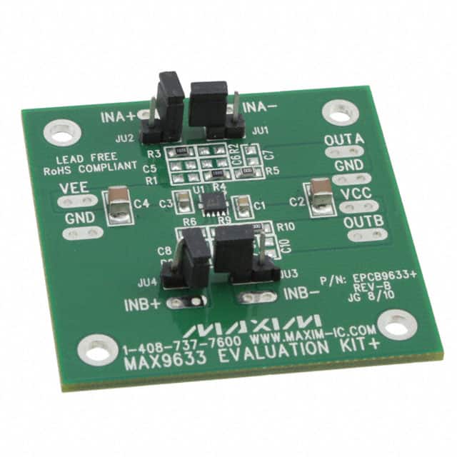 MAX9633EVKIT+ EVAL BOARD OP AMP MAX9633