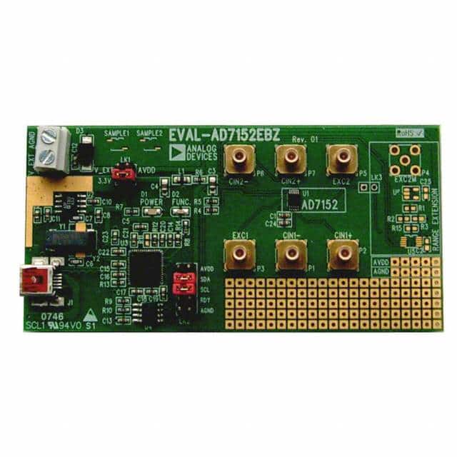 EVAL-AD7152EBZ BOARD EVAL AD7152