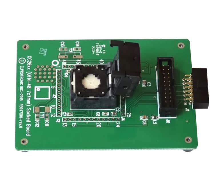 PE047X01 SOCKET BOARD QFN-48 FOR CC13XX/C
