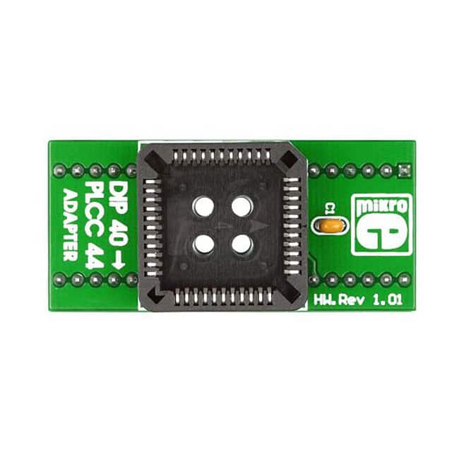 MIKROE-147 DIP TO PLCC44 ADAPTER BOARD