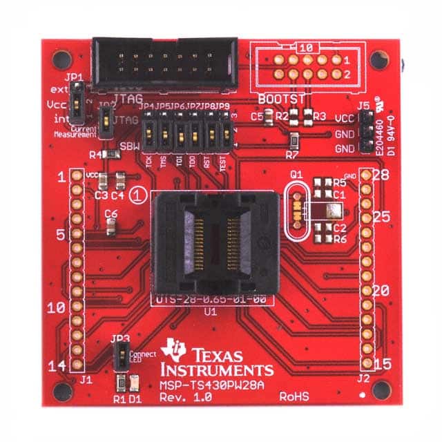 MSP-TS430PW28A TARGET BOARD ZIF SKT MSP430