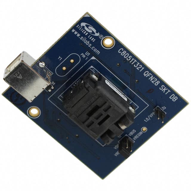 C8051T321DB28 SOCKET ADAPTER FOR C8051T321