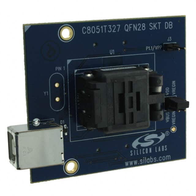 C8051T327DB28 SOCKET ADAPTER FOR C8051T327