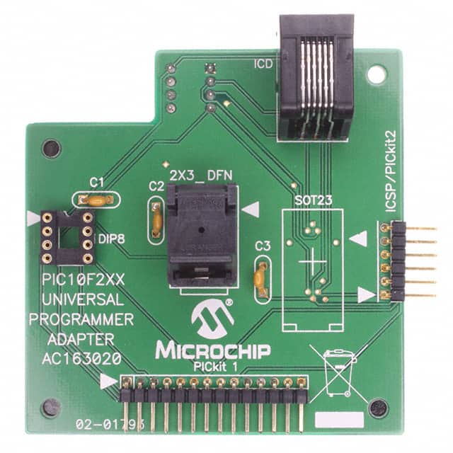 AC163020-2 ADAPTER PROGRAM PIC10F 2X3 DFN