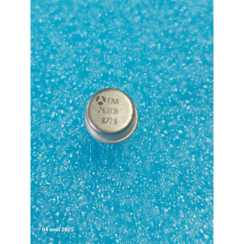 TAA761CH The TAA761CH is an integrated circuit from Thomson-CSF. This New Old Stock (NOS) component is RoHS3 Compliant and has an MSL of Level 1.