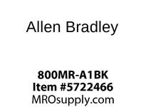 800MR-A1BK The Allen Bradley 800MR-A1BK is a momentary contact, non-illuminated push button operator with a black cap. It is designed for heavy-duty industrial applications.