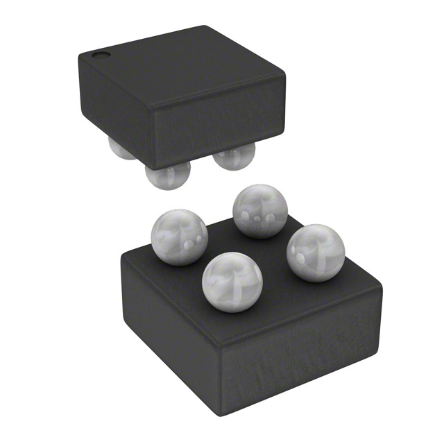 DMP1100UCB4-7 P-Channel enhancement mode MOSFET with -12V drain-source voltage, 2.5A continuous drain current, and low 65mΩ typical on-resistance. Surface mount in X2-WLB0808-4 package.