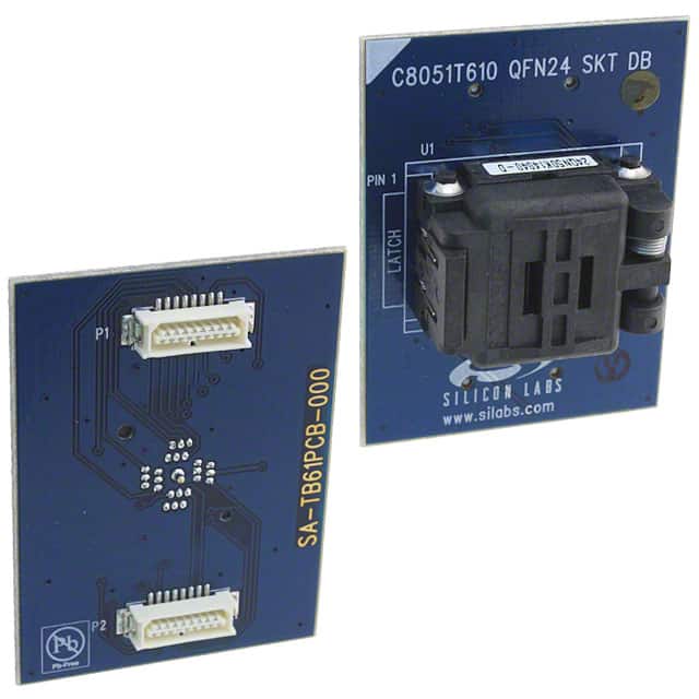 C8051T610DB24 DAUGHTER BOARD T610 24QFN SOCKET