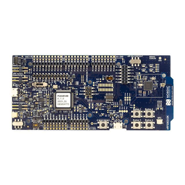 NRF52833-DK EVAL KIT FOR NRF52833 SOC