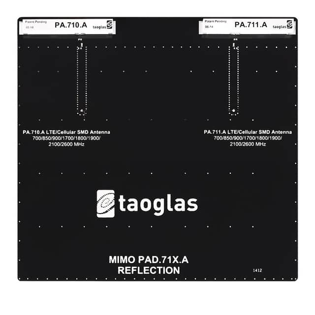 PAD.71X.A EVB ANT LTE FEMALE SMA STRT PLUG