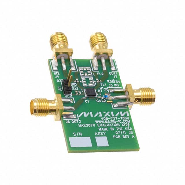 MAX2670EVKIT# EVAL KIT MAX2670 (GPS/GNSS FRONT