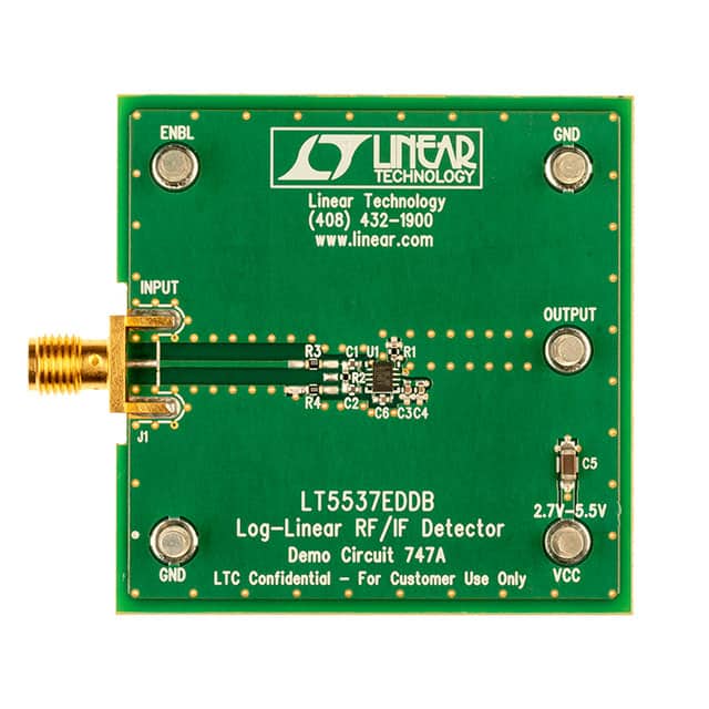 DC747A BOARD DEMO FOR LT5537EDDB