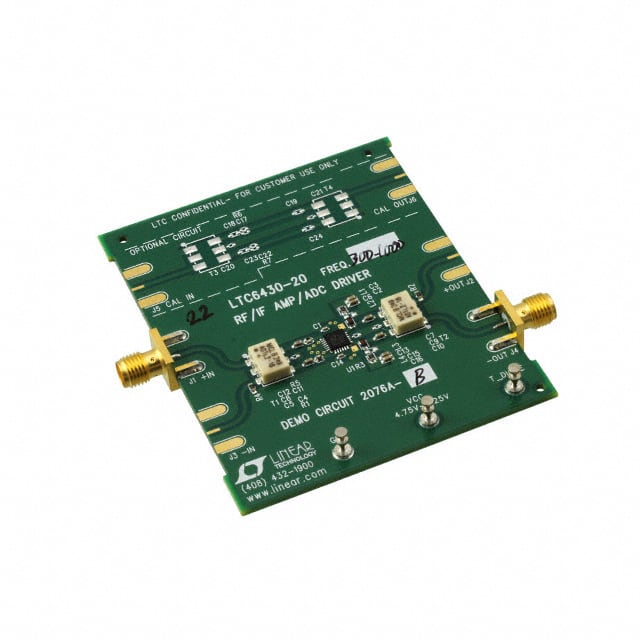 DC2076A-B DEMO BOARD LTC6430-20 300-1000MH