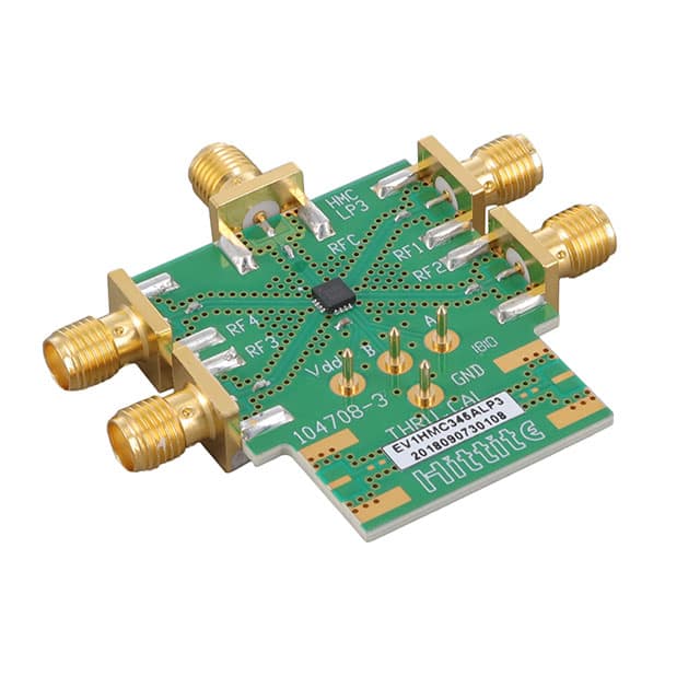 EV1HMC345ALP3 BOARD EVAL SWITCH SP4T HMC345