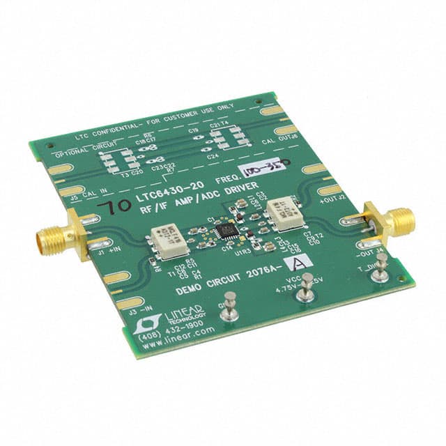 DC2076A-A DEMO BOARD LTC6430-20 50-350MHZ