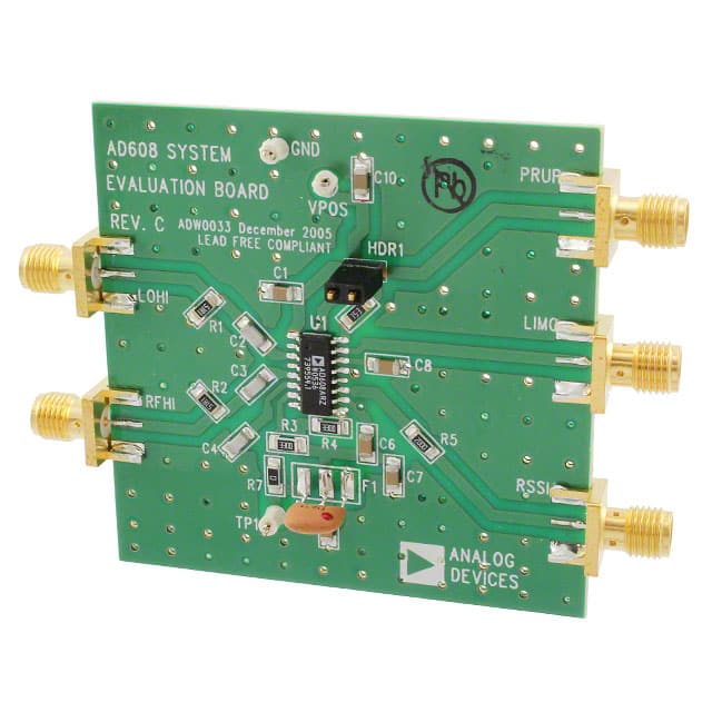 EVAL-AD608EBZ BOARD EVALUATION FOR AD608