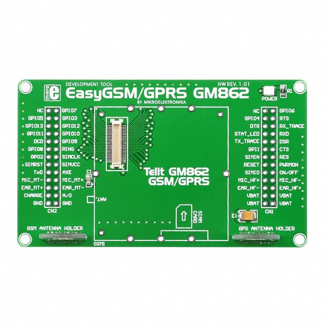 MIKROE-497 BOARD EASY GSM/GPRS GM862