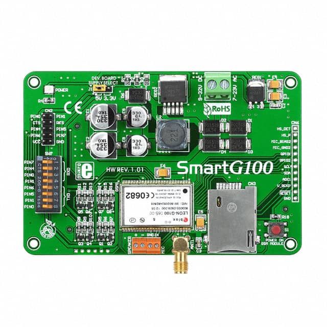 MIKROE-542 BOARD DEV SMARTG100 GSM/GPRS