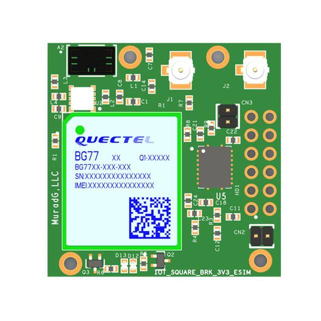 IoT_Square_BRK_3V3_eSIM BG77 LTE-M/NB2 breakout board wi