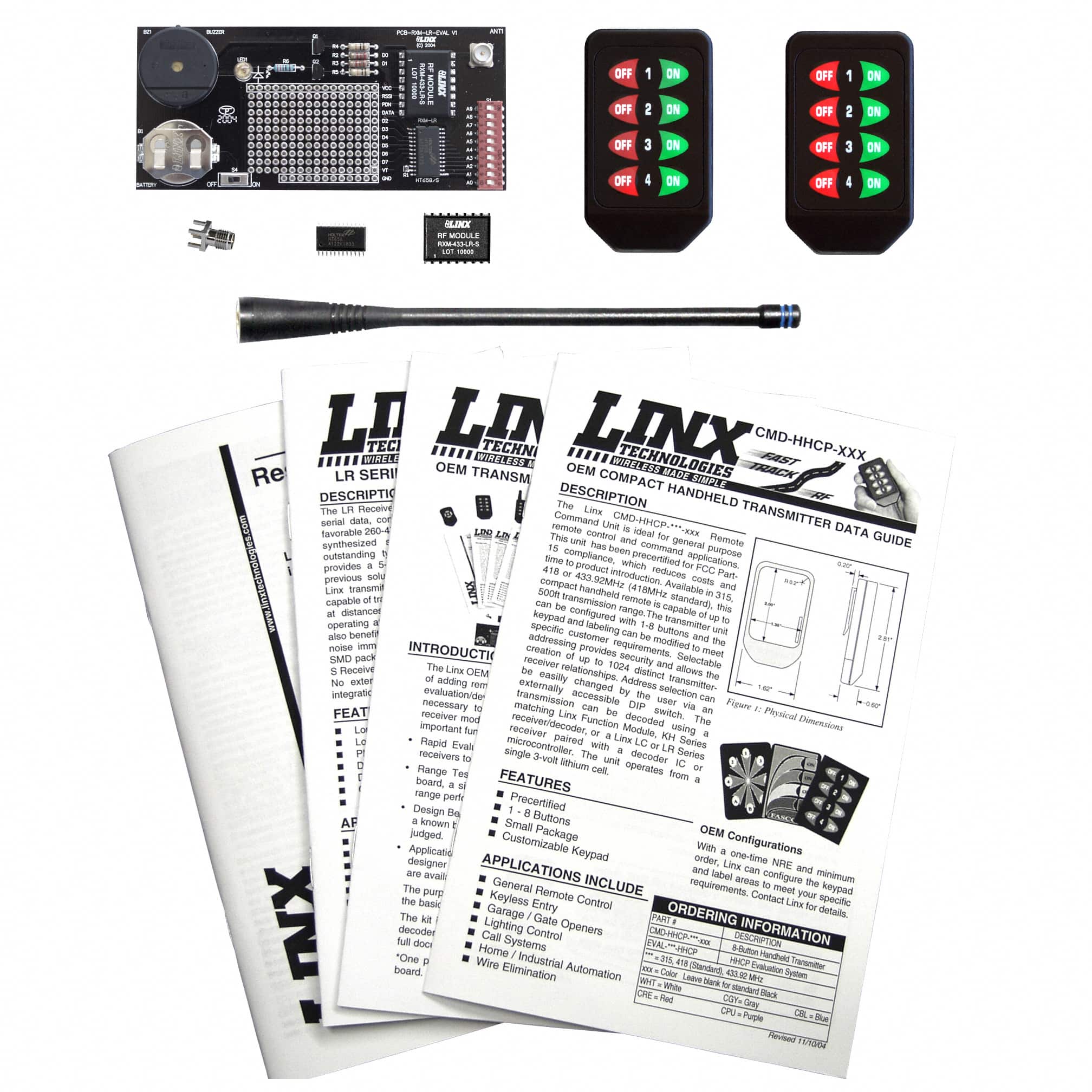 EVAL-433-HHCP KIT EVAL FOR HHCP 433MHZ XMITTER