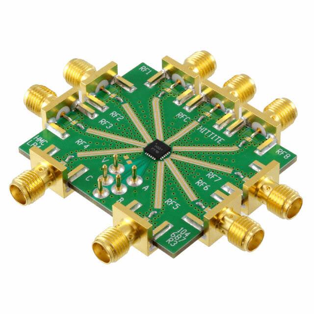 104769-HMC321LP4 BOARD EVAL SWITCH SP8T HMC321