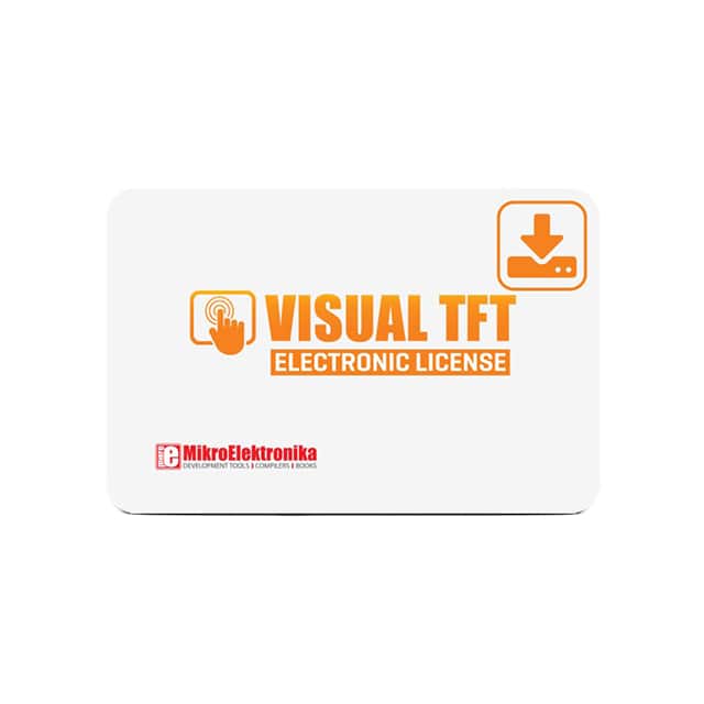 MIKROE-1419 CODE LICENSE VISUAL TFT