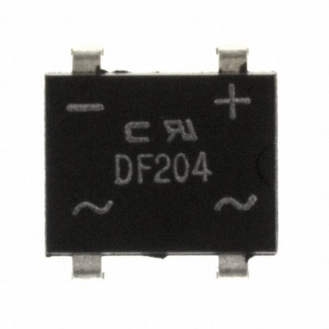 DF204-G BRIDGE RECT 1PHASE 400V 2A 4-DF
