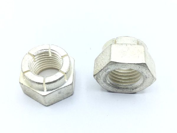 MS21046C7 The MS21046C7 is a self-locking hexagon nut manufactured by QPL. It features a 7/16-20 UNF thread and is constructed from corrosion-resistant stainless steel with silver plating.