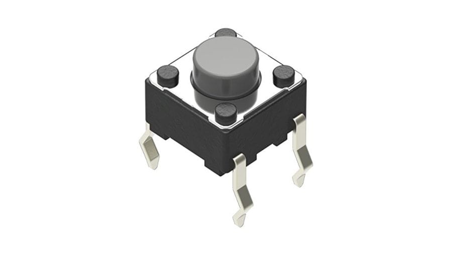 SKHHAMA010 The Alps Alpine SKHHAMA010 is a snap-in type TACT Switch from the SKHH Series, featuring a sharp feeling operation. It is rated for 50mA at 12V DC.