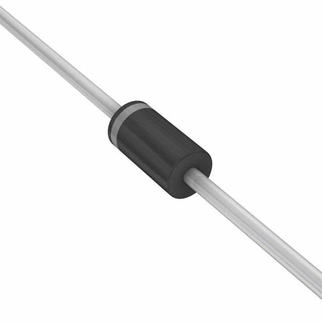 1N4002 The Vishay General Semiconductor 1N4002E-E3/73 is a rectifier diode with a reverse voltage rating of 100V and an average rectified current of 1A. It features a standard recovery speed and is housed in a through-hole DO-204AL package.