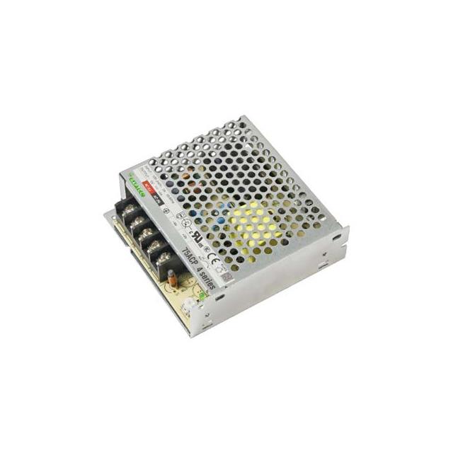 75ACPW_15S4 The GAPTEC Electronic 75ACPW_15S4 is an enclosed AC-DC converter with a 75W power rating and 5A output current. It features chassis mount capability and universal input.