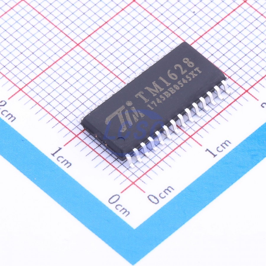 TM1628 The TM1628 is an LED driver from TM, designed for display applications. It features RoHS3 compliance and an MSL 1 rating.