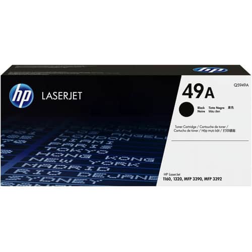 HP 49A The HP 49A Black Original LaserJet Toner Cartridge (Q5949A) is designed for reliable printing. It offers RoHS3 compliance and MSL 1 Unlimited.