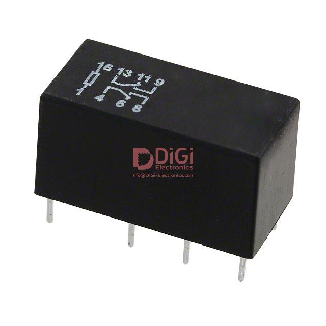 5-1462000-9 This Axicom 5-1462000-9 is a telecom relay featuring a DPDT contact form and a 2A contact rating. It operates with a 48VDC coil voltage.