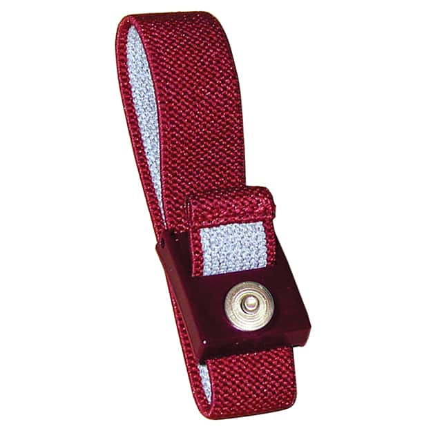 WB0026 WOVEN WRIST BAND, MAROON, 4MM