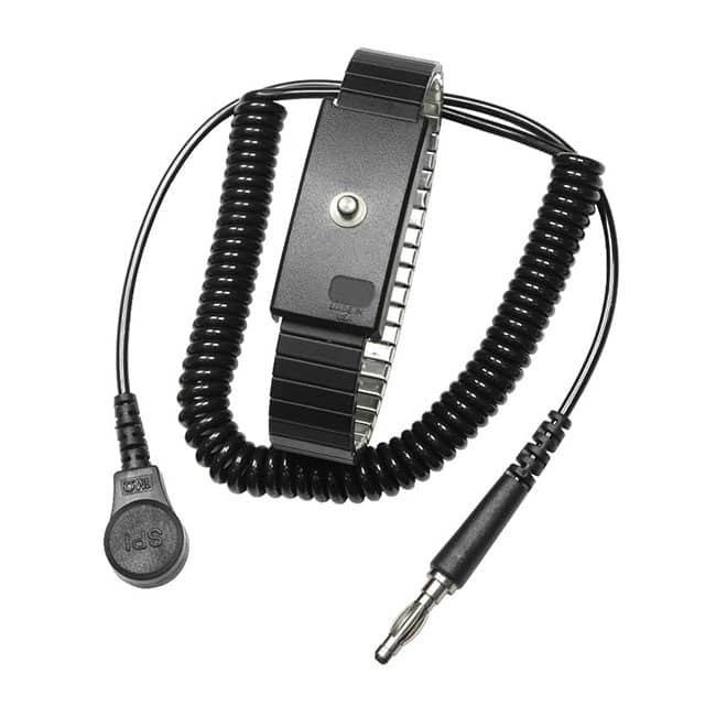 95041 WRSTSTRP MTL ADJ XL BK 4MM SNP 6