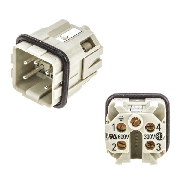 HA-003 The Beisit Electric HA-003 is a male heavy-duty connector with 3 contacts, designed for robust industrial applications. It offers a 10A rated current and 250V rated voltage.