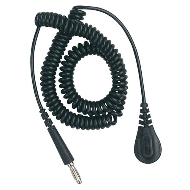 09480 CORD ESD ECONO 6'COILED 4MM SNAP