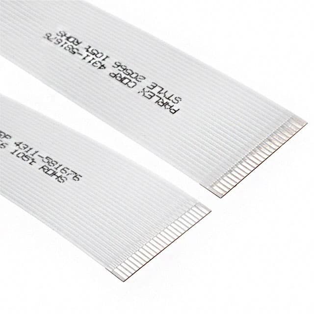 100R24-457B CABLE FFC 24POS 1.00MM 18"