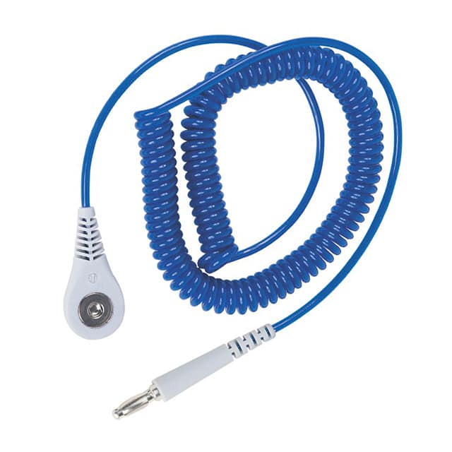 09121 CORD COILED JEWEL SAPPHR 4MM 10'