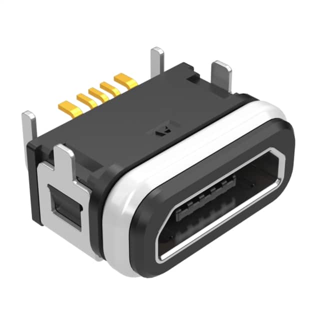 54-00282 CONN RCPT USB2.0 MICRO B SMD RA
