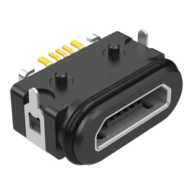 54-00283 CONN RCPT USB2.0 MICRO B SMD RA