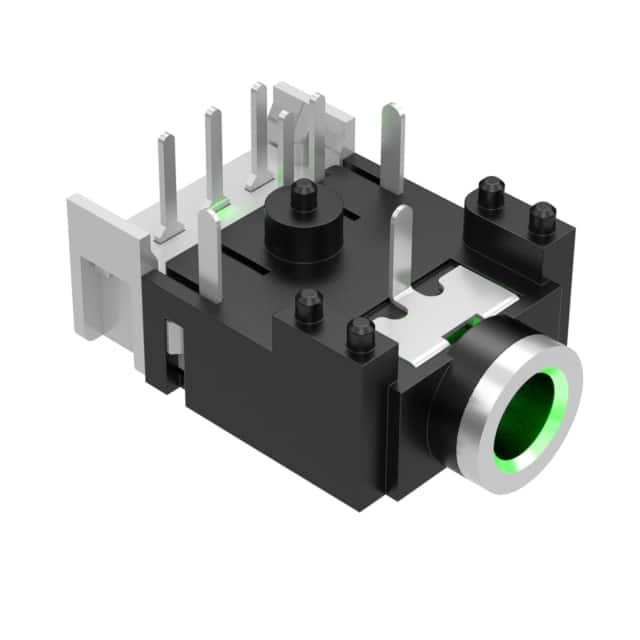 54-00301 CONN JACK 3COND 3.5MM LED R/A